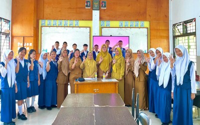 BKKBN Kota Tebing Tinggi Gelar Sosialisasi Program Sekolah Siaga Kependudukan di SMP Negeri 10 Tebing Tinggi