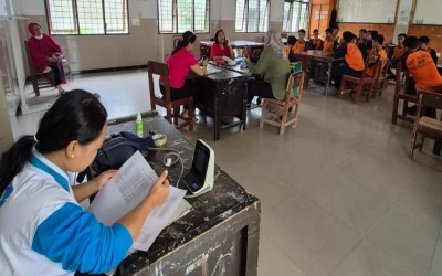 Puskesmas Tanjung Marulak Kota Tebing Tinggi Gelar Sosialisasi dan Pemeriksaan Kesehatan bagi Siswa SMP Negeri 10 Tebing Tinggi
